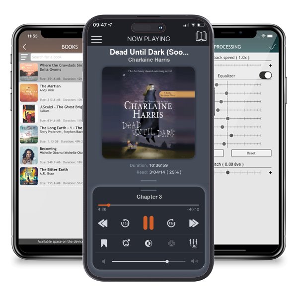 Download fo free audiobook Dead Until Dark (Sookie Stackhouse, #1) by Charlaine Harris and listen anywhere on your iOS devices in the ListenBook app.