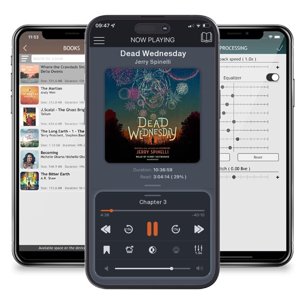 Download fo free audiobook Dead Wednesday by Jerry Spinelli and listen anywhere on your iOS devices in the ListenBook app.