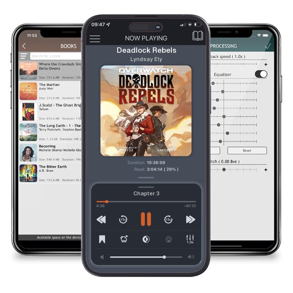 Download fo free audiobook Deadlock Rebels by Lyndsay Ely and listen anywhere on your iOS devices in the ListenBook app.