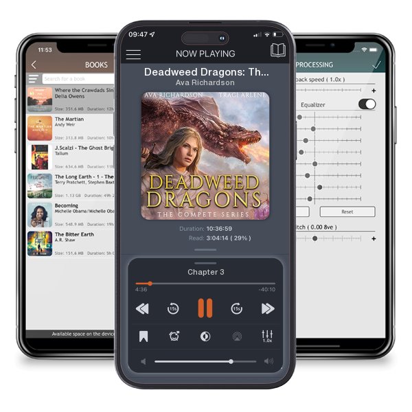 Download fo free audiobook Deadweed Dragons: The Complete Series by Ava Richardson and listen anywhere on your iOS devices in the ListenBook app.