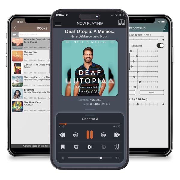 Download fo free audiobook Deaf Utopia: A Memoir--And a Love Letter to a Way of Life by Nyle DiMarco and Robert Siebert and listen anywhere on your iOS devices in the ListenBook app.