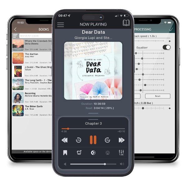 Download fo free audiobook Dear Data by Giorgia Lupi and Stefanie Posavec and listen anywhere on your iOS devices in the ListenBook app.
