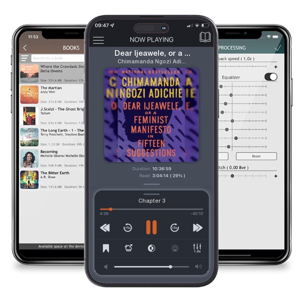 Download fo free audiobook Dear Ijeawele, or a Feminist Manifesto in Fifteen Suggestions by Chimamanda Ngozi Adichie and listen anywhere on your iOS devices in the ListenBook app.