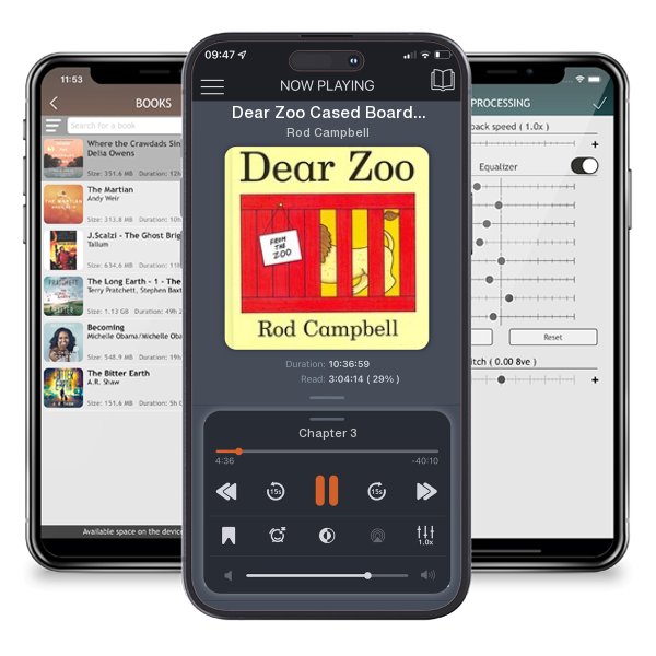 Download fo free audiobook Dear Zoo Cased Board Book by Rod Campbell and listen anywhere on your iOS devices in the ListenBook app.