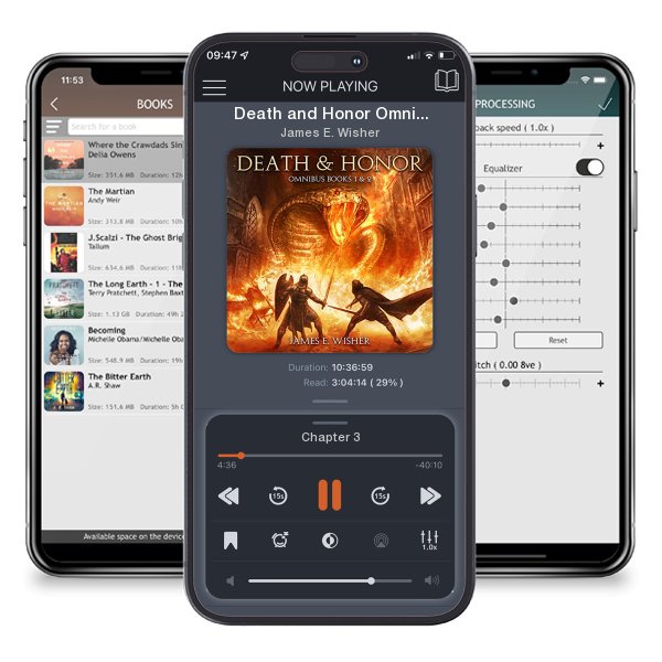 Download fo free audiobook Death and Honor Omnibus: Books 1 & 2 by James E. Wisher and listen anywhere on your iOS devices in the ListenBook app.