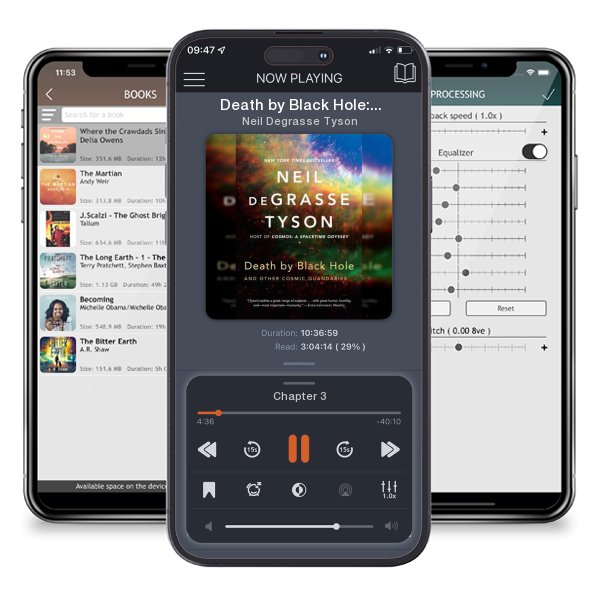 Download fo free audiobook Death by Black Hole: And Other Cosmic Quandaries by Neil Degrasse Tyson and listen anywhere on your iOS devices in the ListenBook app.