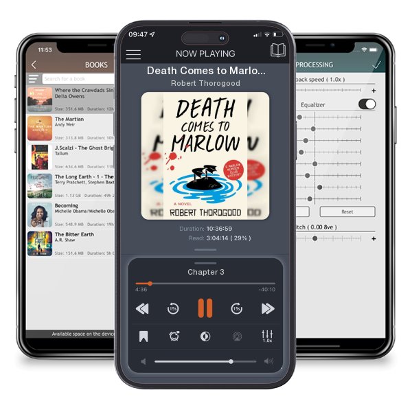 Download fo free audiobook Death Comes to Marlow by Robert Thorogood and listen anywhere on your iOS devices in the ListenBook app.
