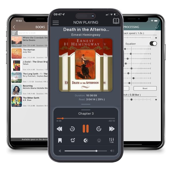 Download fo free audiobook Death in the Afternoon by Ernest Hemingway and listen anywhere on your iOS devices in the ListenBook app.