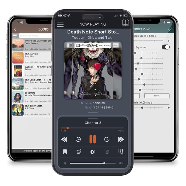 Download fo free audiobook Death Note Short Stories by Tsugumi Ohba and Takeshi Obata and listen anywhere on your iOS devices in the ListenBook app.