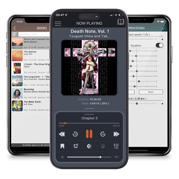 Download fo free audiobook Death Note, Vol. 1 by Tsugumi Ohba and Takeshi Obata and listen anywhere on your iOS devices in the ListenBook app.