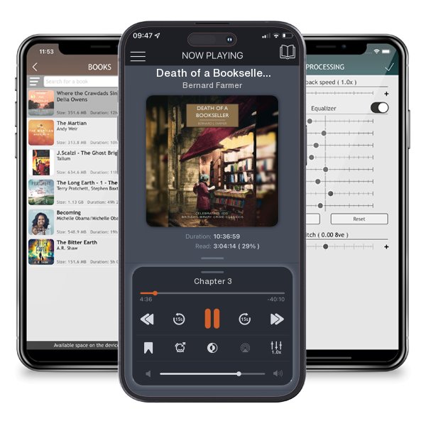 Download fo free audiobook Death of a Bookseller by Bernard Farmer and listen anywhere on your iOS devices in the ListenBook app.