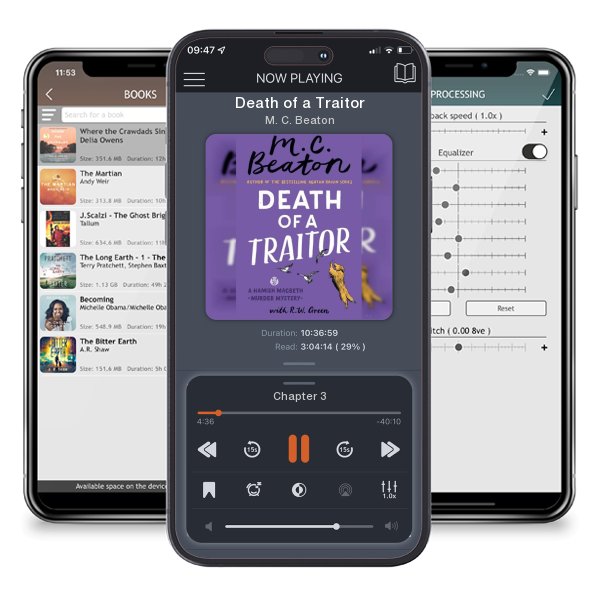 Download fo free audiobook Death of a Traitor by M. C. Beaton and listen anywhere on your iOS devices in the ListenBook app.