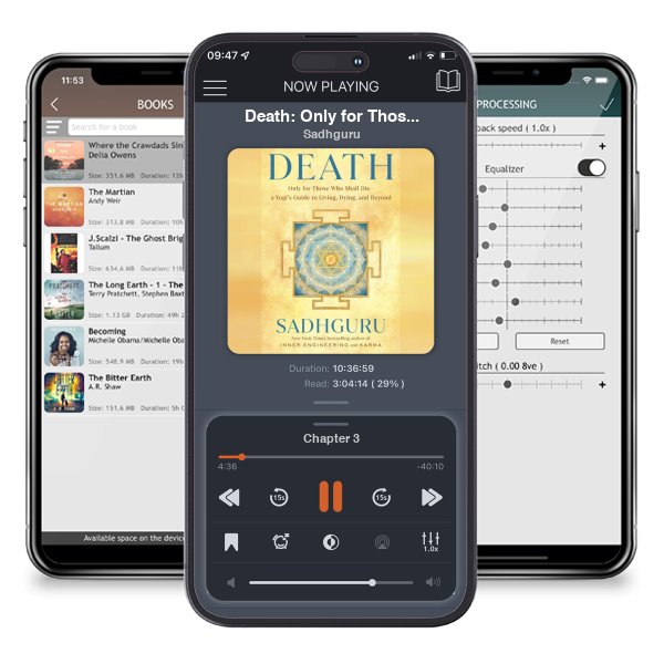 Download fo free audiobook Death: Only for Those Who Shall Die--a Yogi\'s Guide to Living, Dying, and Beyond by Sadhguru and listen anywhere on your iOS devices in the ListenBook app.