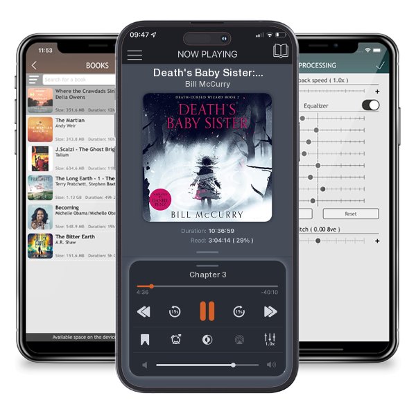 Download fo free audiobook Death's Baby Sister: A Snarky Sword and Sorcery Novel by Bill McCurry and listen anywhere on your iOS devices in the ListenBook app.
