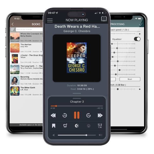 Download fo free audiobook Death Wears a Red Hat: The Father Koesler Mysteries: Book 2 by George C. Chesbro and listen anywhere on your iOS devices in the ListenBook app.