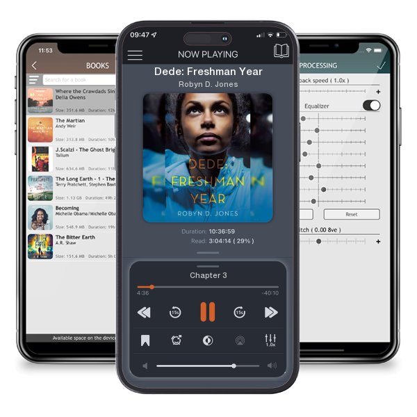 Download fo free audiobook Dede: Freshman Year by Robyn D. Jones and listen anywhere on your iOS devices in the ListenBook app.