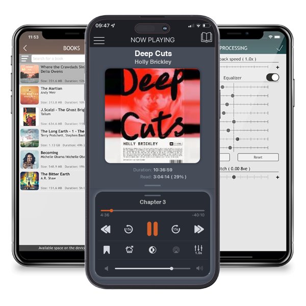 Download fo free audiobook Deep Cuts by Holly Brickley and listen anywhere on your iOS devices in the ListenBook app.
