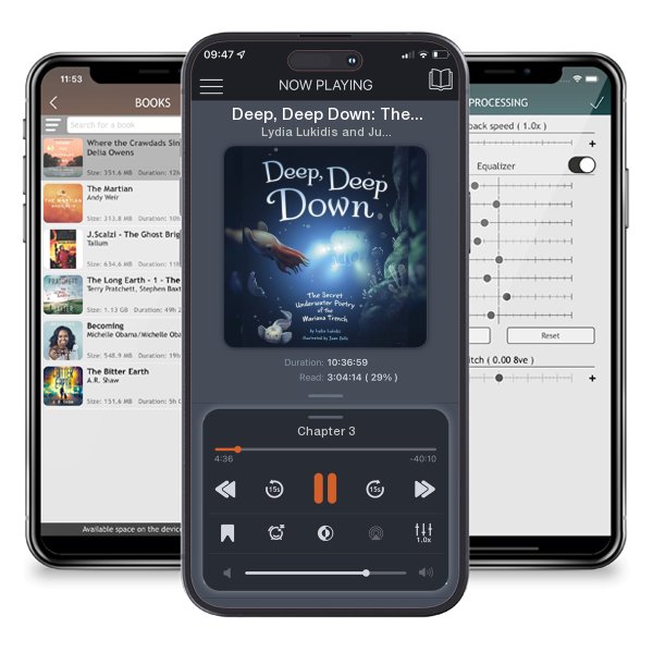 Download fo free audiobook Deep, Deep Down: The Secret Underwater Poetry of the Mariana... by Lydia Lukidis and Juan Calle Velez and listen anywhere on your iOS devices in the ListenBook app.