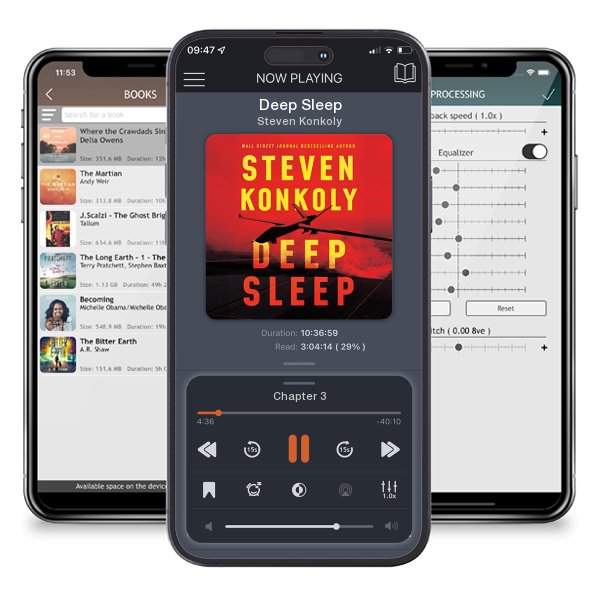 Download fo free audiobook Deep Sleep by Steven Konkoly and listen anywhere on your iOS devices in the ListenBook app.