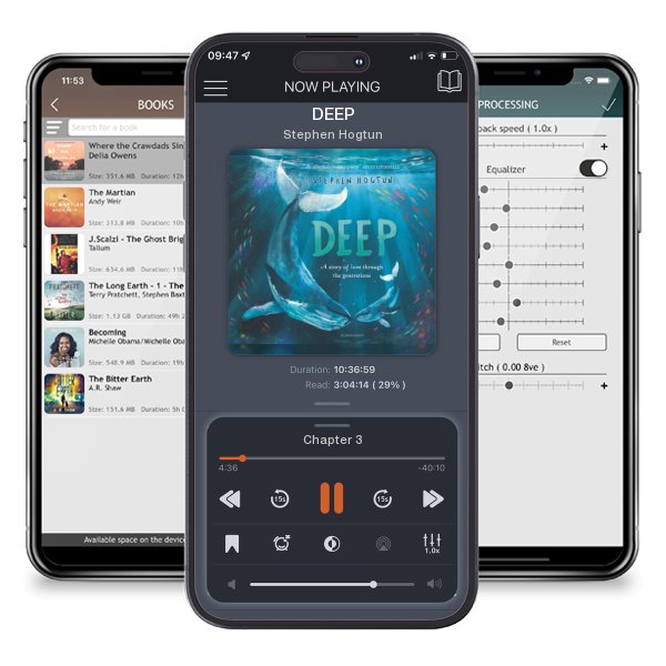 Download fo free audiobook DEEP by Stephen Hogtun and listen anywhere on your iOS devices in the ListenBook app.