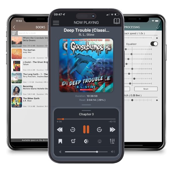 Download fo free audiobook Deep Trouble (Classic Goosebumps #2) by R. L. Stine and listen anywhere on your iOS devices in the ListenBook app.