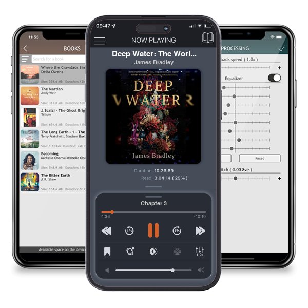 Download fo free audiobook Deep Water: The World in the Ocean by James Bradley and listen anywhere on your iOS devices in the ListenBook app.