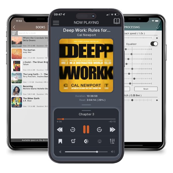 Download fo free audiobook Deep Work: Rules for Focused Success in a Distracted World by Cal Newport and listen anywhere on your iOS devices in the ListenBook app.