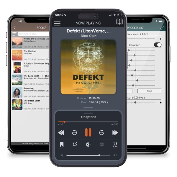 Download fo free audiobook Defekt (LitenVerse, #2) by Nino Cipri and listen anywhere on your iOS devices in the ListenBook app.