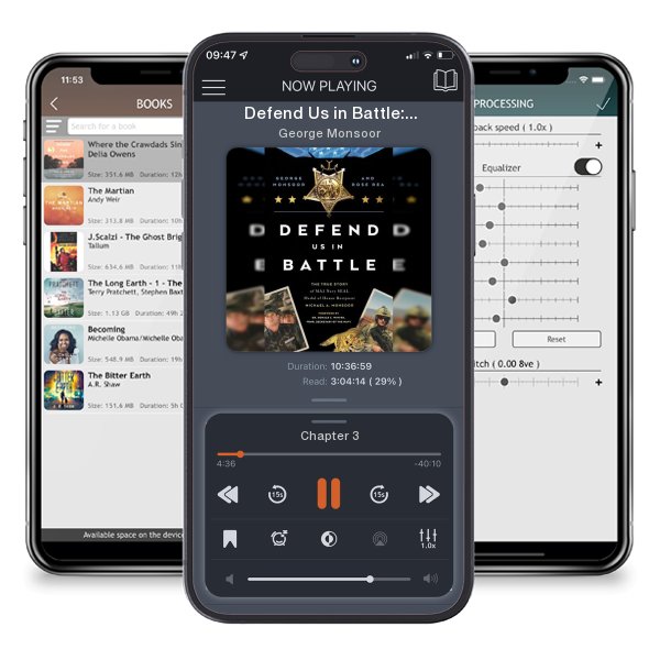 Download fo free audiobook Defend Us in Battle: The True Story of Ma2 Navy Seal Medal of... by George Monsoor and listen anywhere on your iOS devices in the ListenBook app.