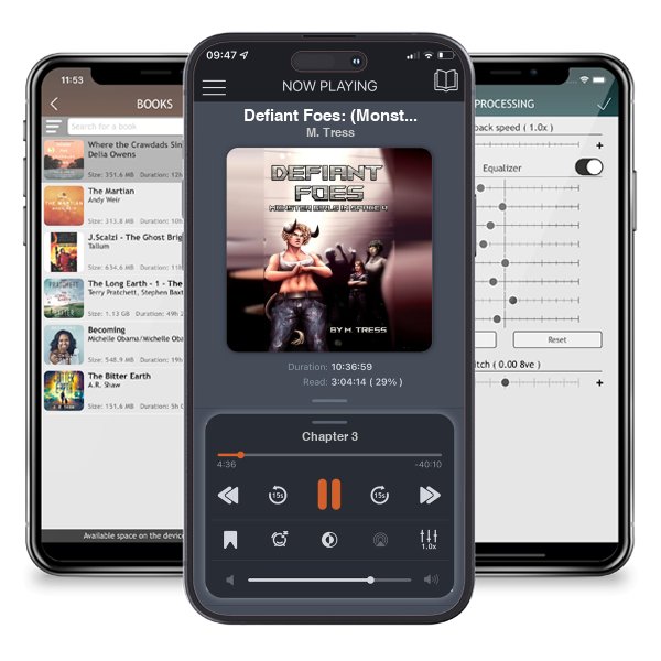 Download fo free audiobook Defiant Foes: (Monster Girls in Space Book 4) by M. Tress and listen anywhere on your iOS devices in the ListenBook app.