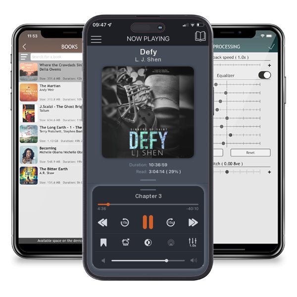 Download fo free audiobook Defy by L. J. Shen and listen anywhere on your iOS devices in the ListenBook app.