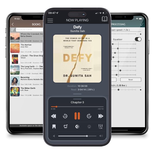 Download fo free audiobook Defy by Sunita Sah and listen anywhere on your iOS devices in the ListenBook app.