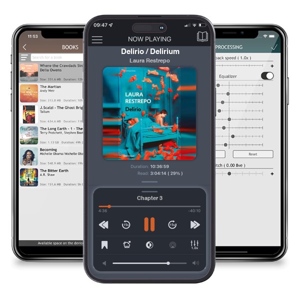 Descargar audiolibro gratis Delirio / Delirium by Laura Restrepo y escuchar en cualquier lugar en sus dispositivos iOS en la aplicación ListenBook.