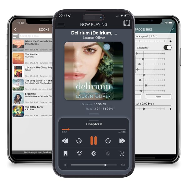 Download fo free audiobook Delirium (Delirium, #1) by Lauren Oliver and listen anywhere on your iOS devices in the ListenBook app.