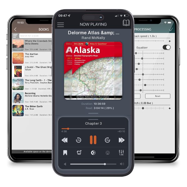 Download fo free audiobook Delorme Atlas & Gazetteer: Alaska by Rand McNally and listen anywhere on your iOS devices in the ListenBook app.