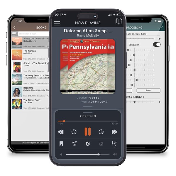 Download fo free audiobook Delorme Atlas & Gazetteer: Pennsylvania by Rand McNally and listen anywhere on your iOS devices in the ListenBook app.