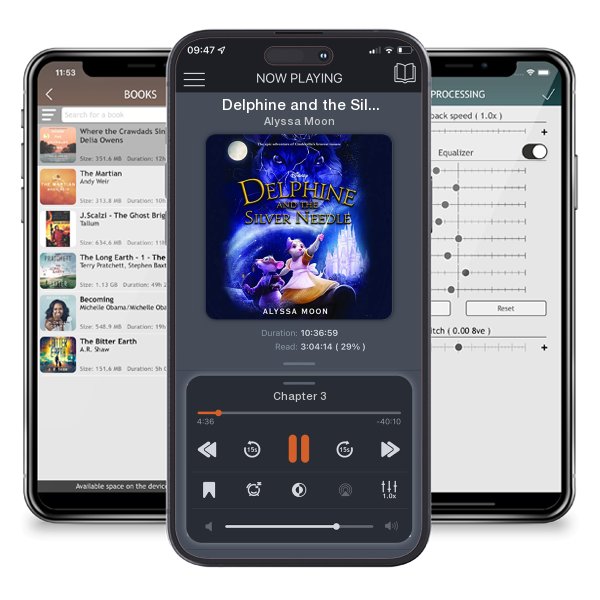Download fo free audiobook Delphine and the Silver Needle by Alyssa Moon and listen anywhere on your iOS devices in the ListenBook app.