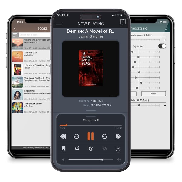 Download fo free audiobook Demise: A Novel of Race, Culture Wars, and Falling Darkness by Lamar Gardner and listen anywhere on your iOS devices in the ListenBook app.