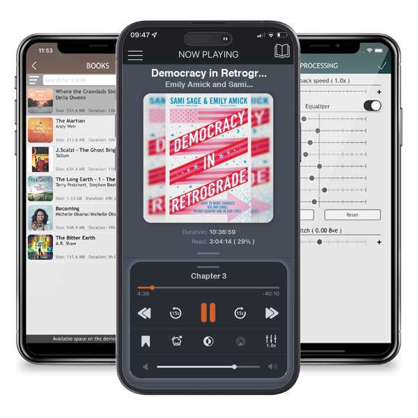Download fo free audiobook Democracy in Retrograde: How to Make Changes Big and Small in... by Emily Amick and Sami Sage and listen anywhere on your iOS devices in the ListenBook app.