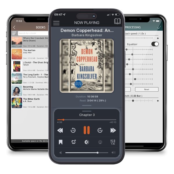 Download fo free audiobook Demon Copperhead: An Oprah's Book Club Pick by Barbara Kingsolver and listen anywhere on your iOS devices in the ListenBook app.