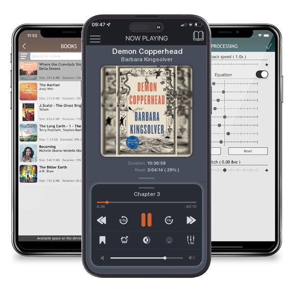 Download fo free audiobook Demon Copperhead by Barbara Kingsolver and listen anywhere on your iOS devices in the ListenBook app.