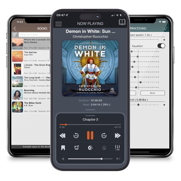 Download fo free audiobook Demon in White: Sun Eater, Book 3 by Christopher Ruocchio and listen anywhere on your iOS devices in the ListenBook app.