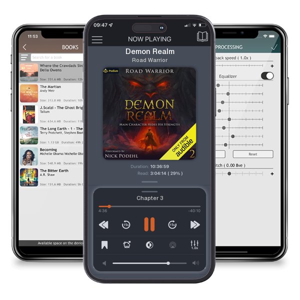 Download fo free audiobook Demon Realm by Road Warrior and listen anywhere on your iOS devices in the ListenBook app.
