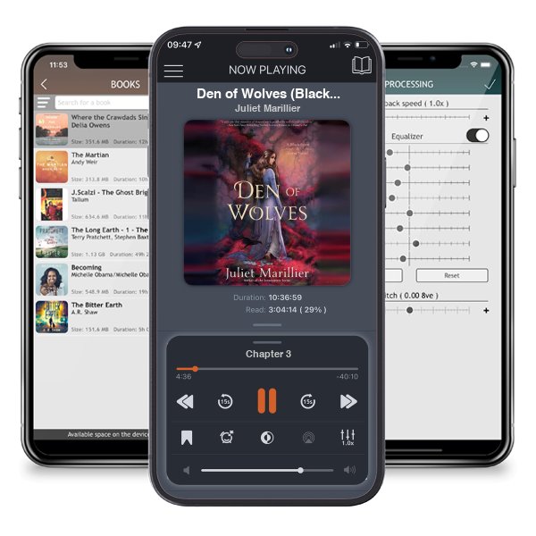Download fo free audiobook Den of Wolves (Blackthorn & Grim, #3) by Juliet Marillier and listen anywhere on your iOS devices in the ListenBook app.