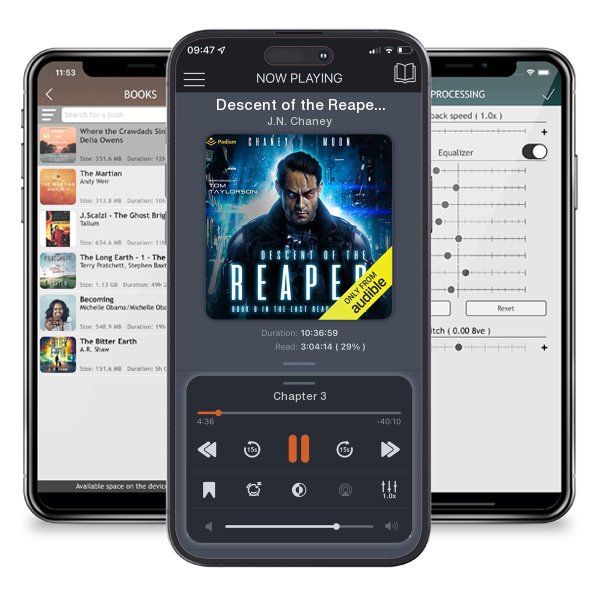 Download fo free audiobook Descent of the Reaper by J.N. Chaney and listen anywhere on your iOS devices in the ListenBook app.