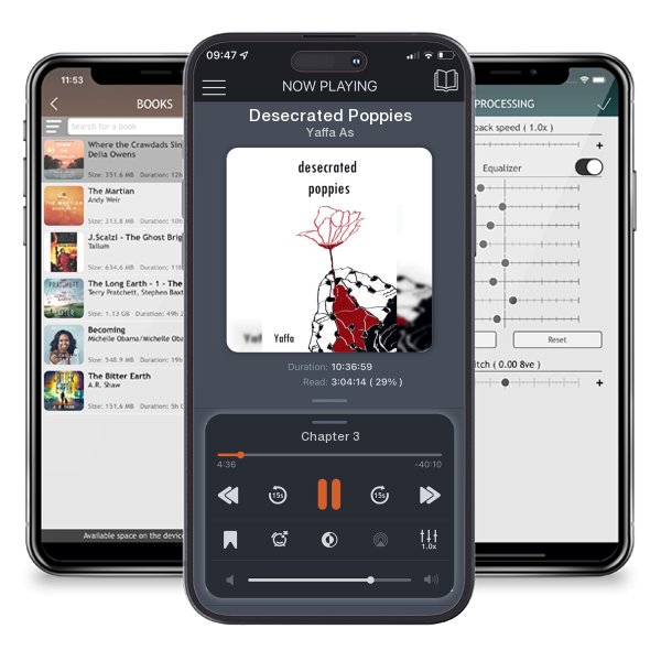 Download fo free audiobook Desecrated Poppies by Yaffa As and listen anywhere on your iOS devices in the ListenBook app.