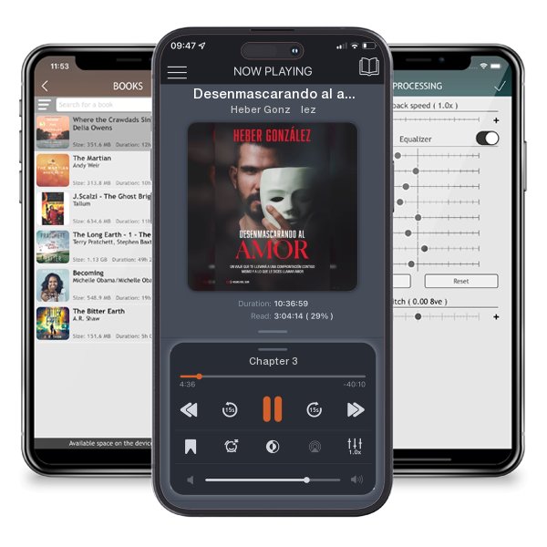 Download fo free audiobook Desenmascarando al amor by Heber González and listen anywhere on your iOS devices in the ListenBook app.