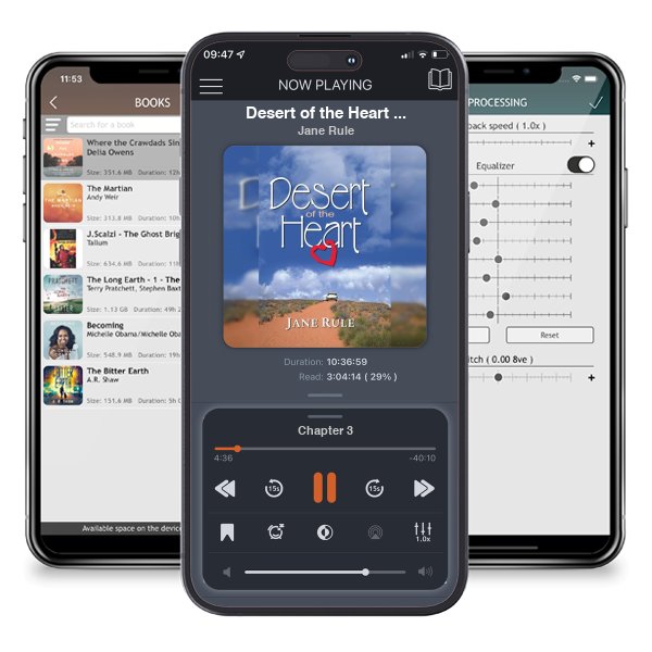 Download fo free audiobook Desert of the Heart (Revised) by Jane Rule and listen anywhere on your iOS devices in the ListenBook app.