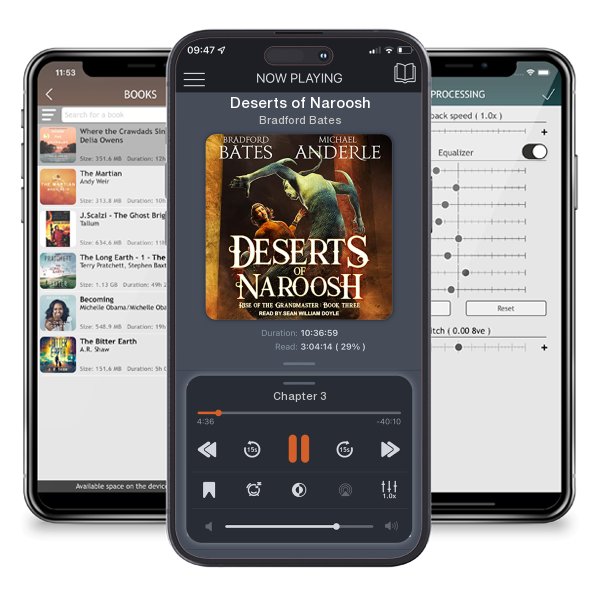 Download fo free audiobook Deserts of Naroosh by Bradford Bates and listen anywhere on your iOS devices in the ListenBook app.