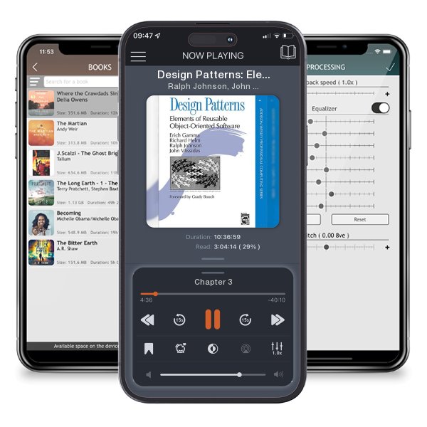 Download fo free audiobook Design Patterns: Elements of Reusable Object-Oriented Software by Ralph Johnson, John Vlissides, et al. and listen anywhere on your iOS devices in the ListenBook app.